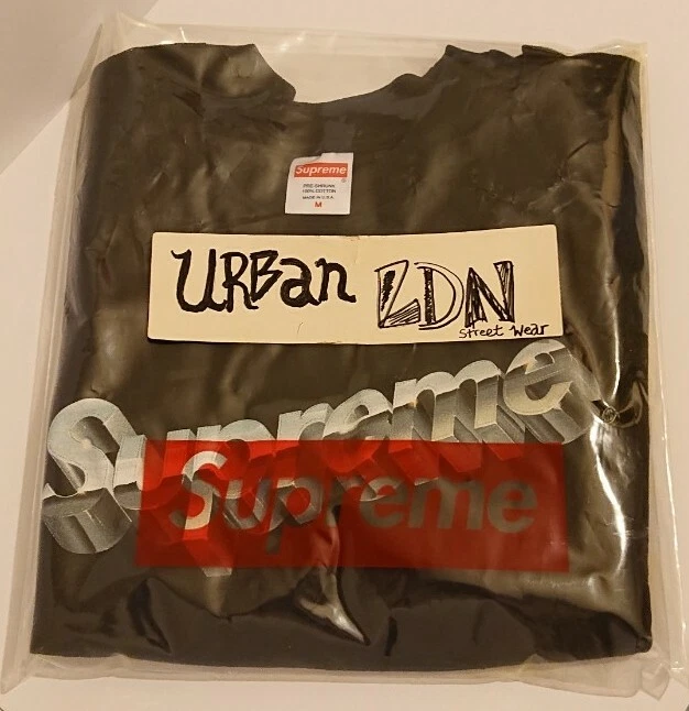 T shirt Supreme Chrome Logo Noir Medium