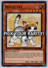 【ARS10】RESCUE CAT レスキューキャット RA02-EN001 Yu-Gi-Oh Card - RA02-EN001 - RESCUE CAT [Alternate Art](ultra rare