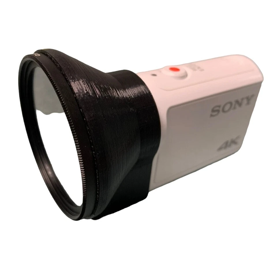 lens protection For Sony Action Cams FDR-X3000 HDR-AS300 Black/White - Image 2 of 4