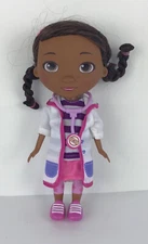 Disney Doc McStuffins Doll Veterinarian With Stethoscope Braided Hair Just Play