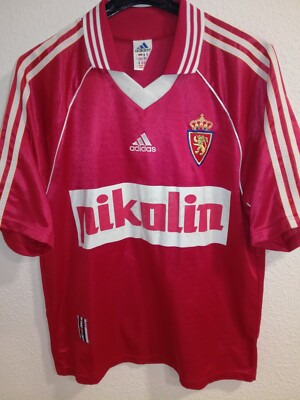 Maillot Vintage Real Zaragoza 1997-1998 - Floqué Milosevic #9