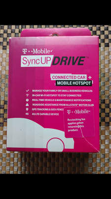 T-Mobile SyncUP DRIVE 4G, Wi-Fi Hotspot, GPS Tracking, OBD-II ZTE Z6200   