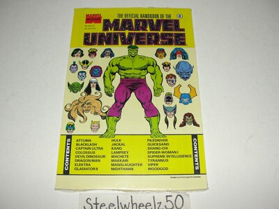 Official Handbook Of The Marvel Universe Master Edition #8 Comic 1991 NEW SEALED