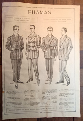 Pyjamas Und Herrenwäsche - Milano 1924 Katalog Nr. 93