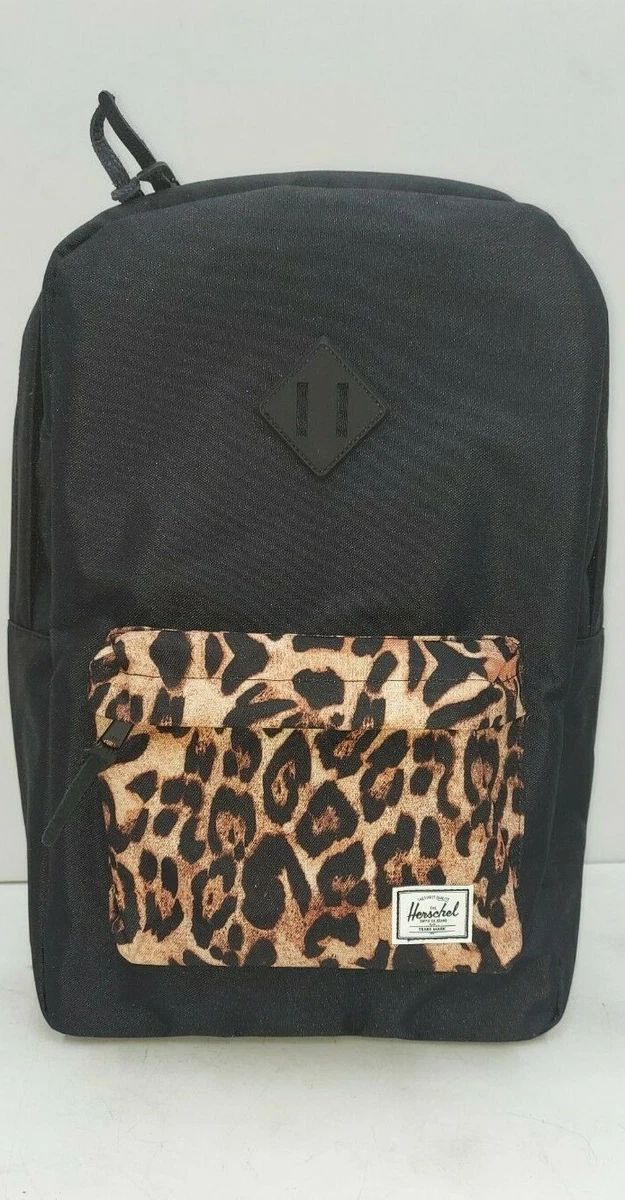 Herschel Heritage Backpack Poly Black/Desert Cheetah | eBay