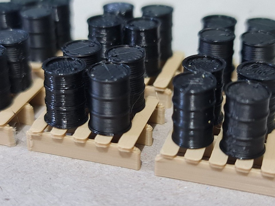 MODEL RUSTY BROWN MESH STILLAGE CONTAINERS - O GAUGE 1/43.5 - PACK OF 5 - Foto 5