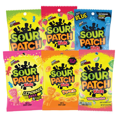 Sour Patch Kids Variety Flavor Soft & Chewy Gummy Candy | 8oz | Mix & Match