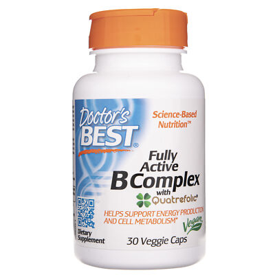 Doctor's Best Fully Active B-Complex 30 Kapseln