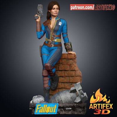 Lucy - Fallout 1/10 scale 180mm 3D printed resin figure model kit