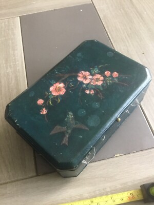 Boîte à Bijoux Vintage Années 50 - Écrin Ancien Multicolore - Occasion