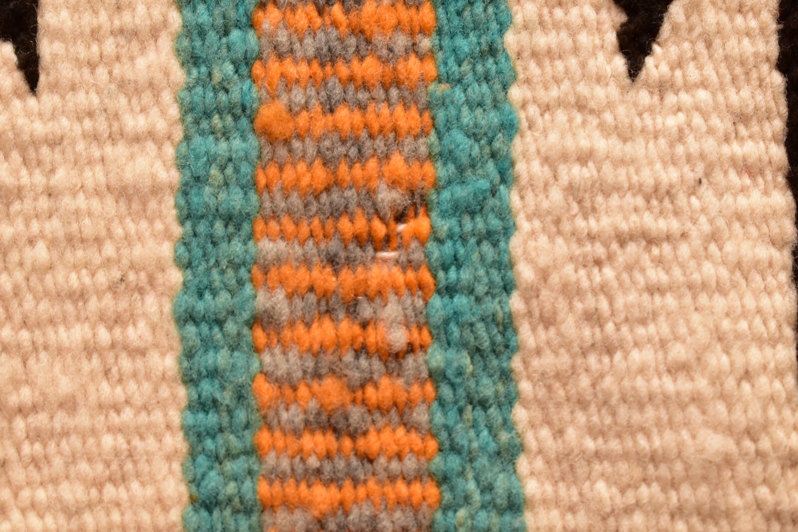 Antique Navajo Rug Textile Native American Indian Striped 39x19 Weaving Vintage eBay