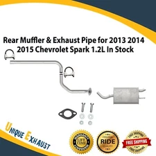Rear Muffler & Exhaust Pipe for 2013 2014 2015 Chevrolet Spark 1.2L In Stock
