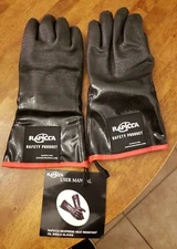 Rapicca Neopreme Heat Resistant Oil Shield Gloves New