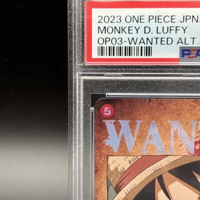 PSA 10 Monkey D Luffy ST01-012 OP03 Wanted Alt Art One Piece Card