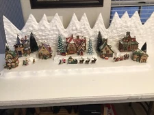 Christmas Village Display Platform Large  4 Feet Fits Lemax , Dept 56 North Pole