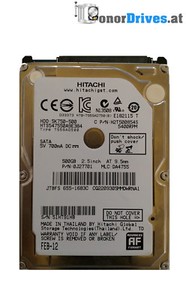 Hitachi  5K750-500 - H2T500854S- 500 GB - SATA - 220 0A90269 01 Rev. *