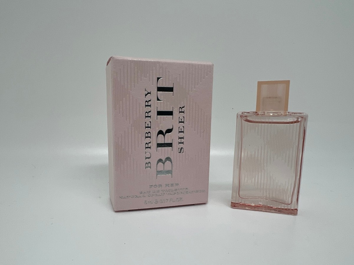 Burberry Brit Sheer Mini Eau De Toilette Travel Perfume 5ml