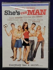 BRAND NEW FACTORY SEALED She's the Man DVD FREE SHIPPING COMEDY FAMILY FUN