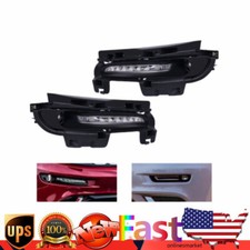 1 Pair For Jeep Grand Cherokee Srt8 20122016 Led Drl Daytime Running Fog Lights