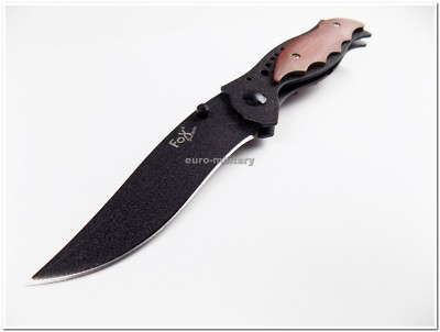 Fox Outdoor® Outdoor Hunting Fishing Military Jack Knife w/ Wooden