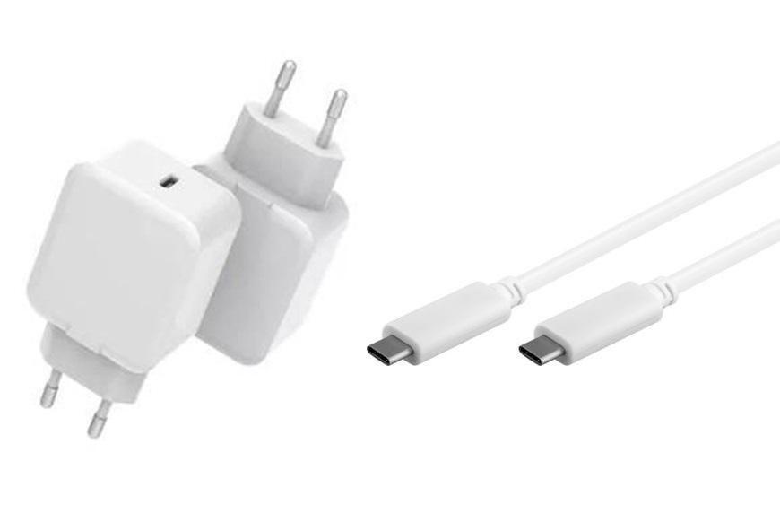 CoreParts MBXUSB-AC0013 Caricabatterie USB-C 20W con Cavo 1m Bianco