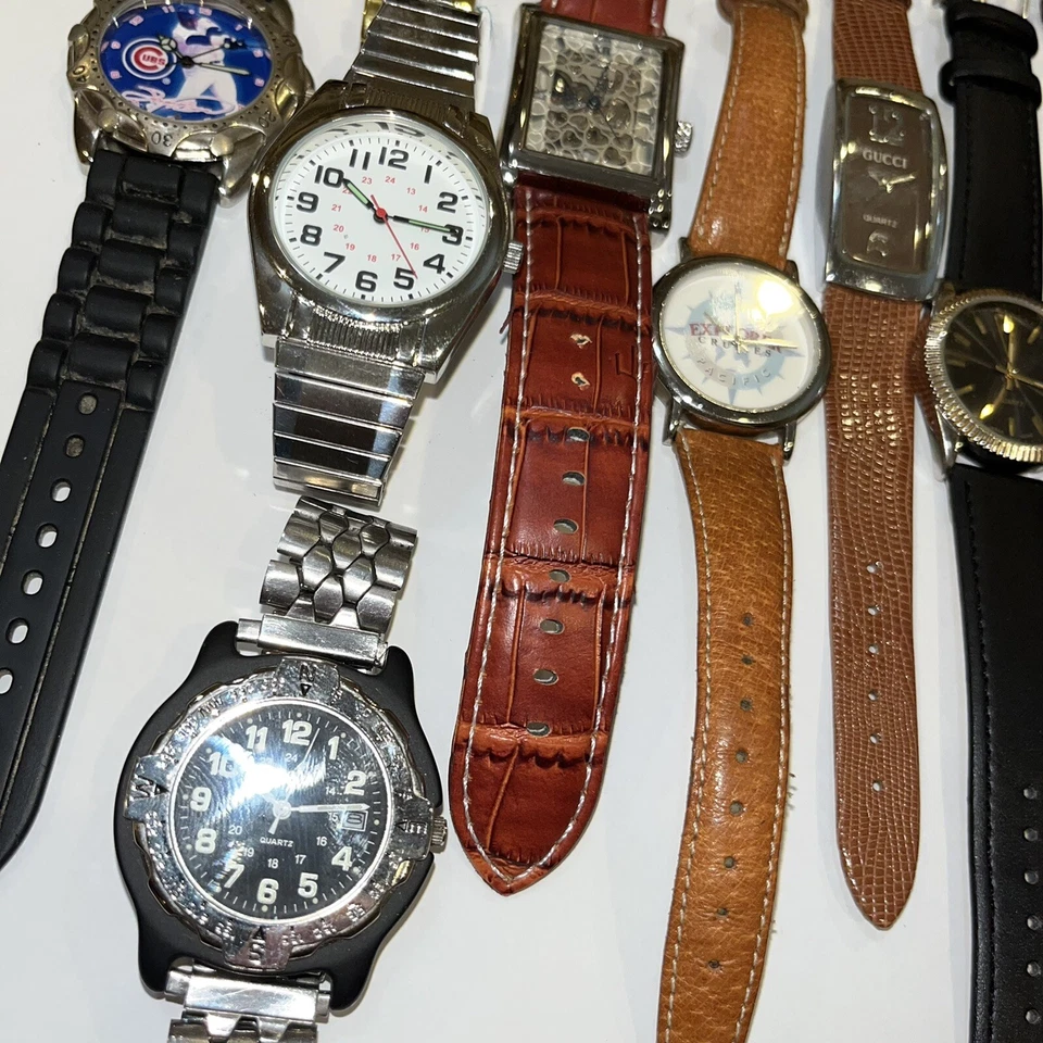 10 件石英手表男式女式 Collezio Acuet McGregor Luis Cardini 全部跑步 — 第 3/4 张图片