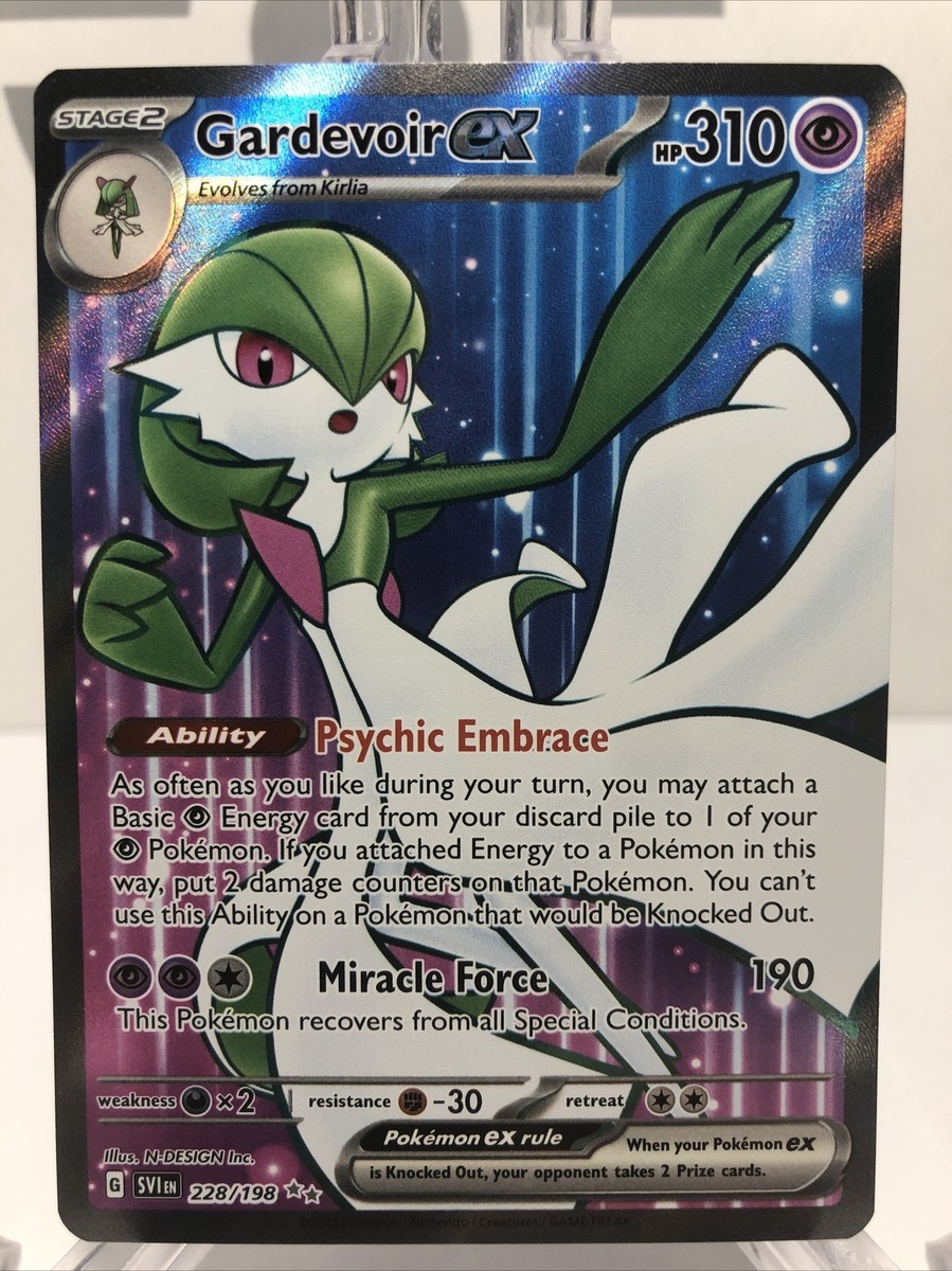Gardevoir EX Full Art 228/198 Ultra Rare Scarlet & Violet Pokemon