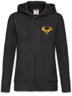 Symbol Of Cronos Damen Zipper Hoodie Cronus Logo Systemlord Stargate Zeichen
