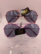 DG EYEWEAR AVIATOR SUNGLASSES METAL FRAME UV 400 PROTECTION