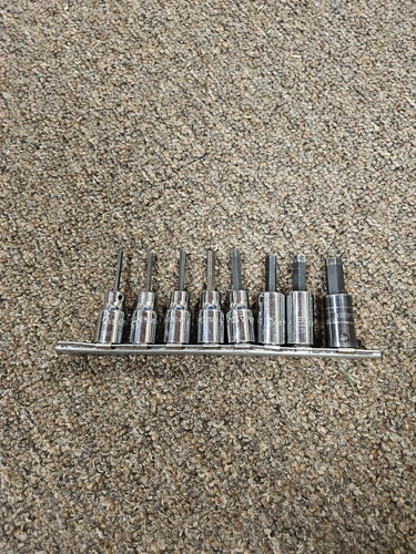 Matco tools 8pc 3/8" drive hex allen bit driver SAE socket set