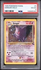 Pokémon 1999 Fossil Gengar 5/62 Holo PSA 4 English Trading Card
