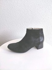 Dansko Petra Womens Black Nubuck Leather Zipper Ankle Booties Eur39/US8.5-9