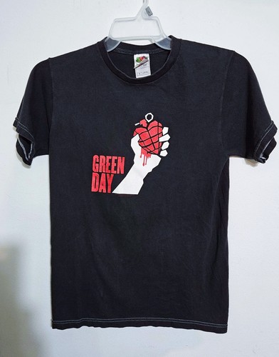 Green Day American Idiot Tour T-Shirt/Tee Size S, Y2K Vintage, Fruit of the Loom