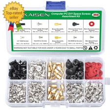 350PCS Computer Screws Motherboard Standoffs Assortment Kit for Universal