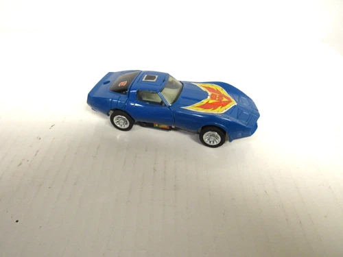 1984 Hasbro Takara Transformers G1 Original Tracks Blue Corvette Car