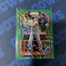 2021 Panini Prizm Baseball Green Wave Prizm #59 Brooks Robinson