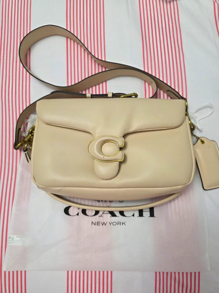 Coach Pillow Tabby 26 C0772 Light Coral Leather Shoulder Crossbody Bag, photo 1 of 5