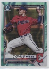 2021 Bowman Draft Chrome Aqua Lava Refractor /199 Ryan Webb #BDC-57 0mg5