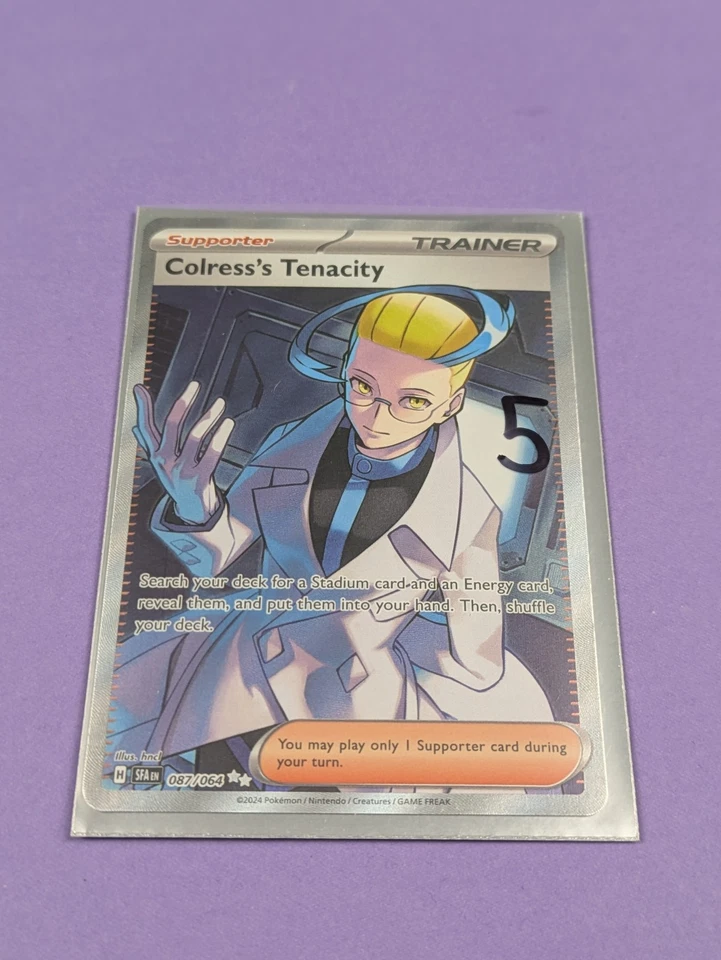 Colress's Tenacity - 087/064 - Ultra Rare Holo Shrouded Fable - Pokemon - NM - Image 3 of 3