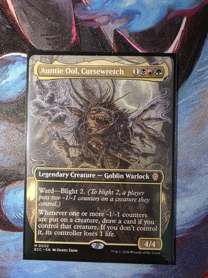 Auntie Ool, Cursewretch Borderless Mythic ECC 002 Lorwyn Eclipsed Commander MTG