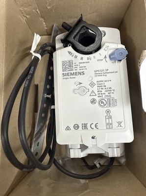 Siemens Damper Actuator GPC121.1P S55499-D252 AC/DC 24V 35lb-in 2P 60S