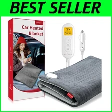 Mini Electric Blanket for Car Power Outlet Relief, Washable