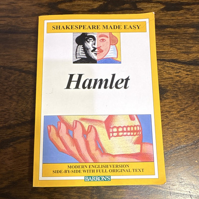 Barron's Shakespeare Made Easy Hamlet PB Study Guide 1st U.S. Ed Durband 1986