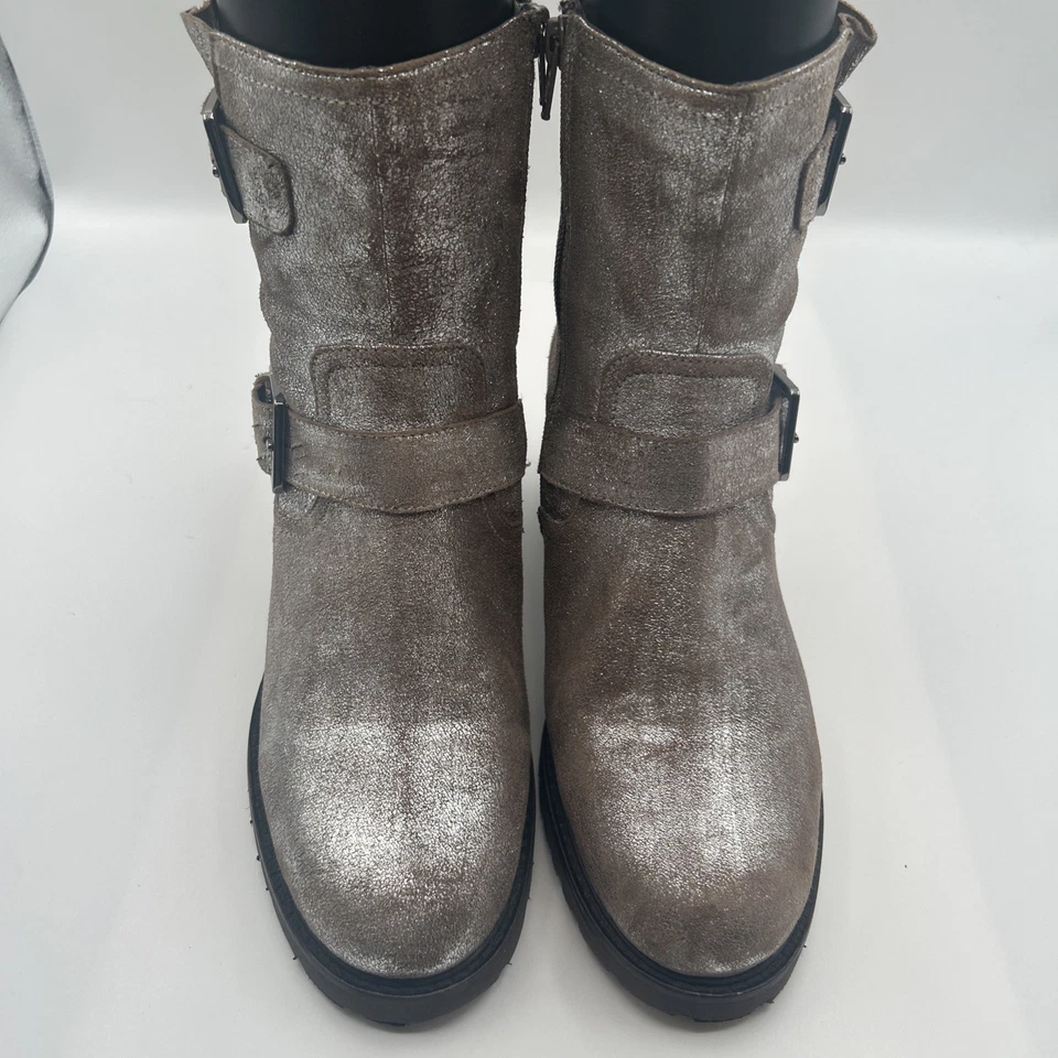 Сейшельские острова запустить бесплатные ботинки, искусственно состаренная замша, олова боя Moto, женщин Sz 9 M - Изображение 2 из 4