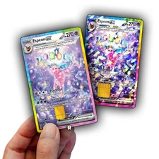 Terastal Espeon Credit Card Skin - Glossy Vinyl Decal Sticker Cover