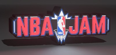NBA Jam Arcade 3D Printed LED Light-Up Sign 9'' Retro Decor Lamp 
