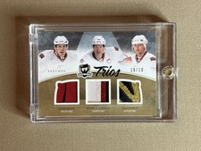 2010-11 UD The Cup Trios Jason Spezza Daniel Alfredsson Kovalev /10 Patch