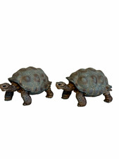 Schleich Giant Tortoise Figurine Lot of 2 Turtle Animal Figures 14824 Replica