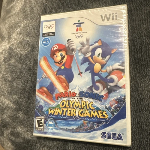 Mario & Sonic at the Olympic Winter Games (Nintendo Wii, 2009) Factory Sealed