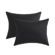 Standard Pillow Cases, 100 Egyptian Cotton Pillowcases with Hidden Zipper, 5...